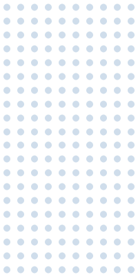 Black background with blue dotted pattern.